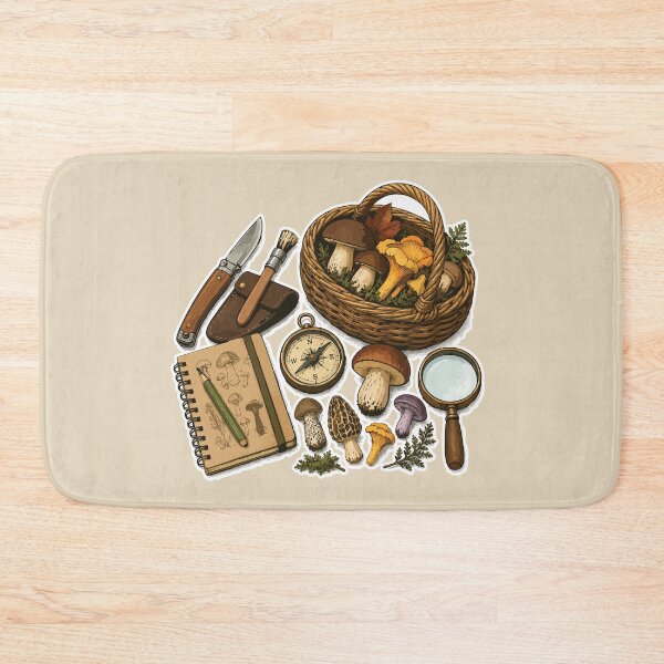 Item preview, Mushroom Foraging Essentials | Mycology Field Kit | Mushroom Hunter Gear | Forest Explorer Gift designed and sold by SimplePoDesign.