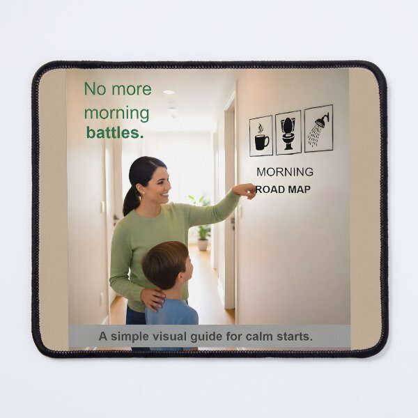 Item preview, No More Morning Battles Habit Tracker: Calm Start Visual Guide for Kids designed and sold by Creative-RE.