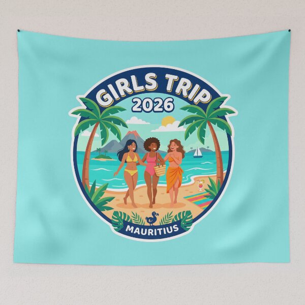 Item preview, Girls Trip 2026 Mauritius Beach Vacation designed and sold by SplashTastic.