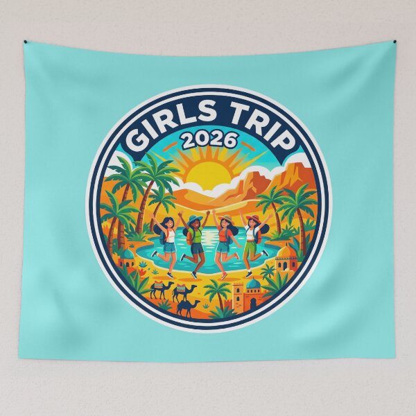 Item preview, Girls Trip 2026 Morocco Desert Oasis designed and sold by SplashTastic.