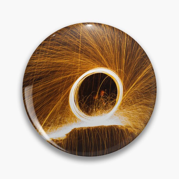 Item preview, Steel Wool Fire Dance Night Long Exposure designed and sold by Amitphotos.