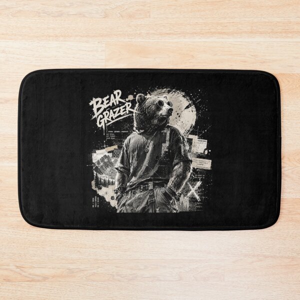Item preview, Urban Bear Grazer Streetwear Grunge Illustration designed and sold by Abidel.