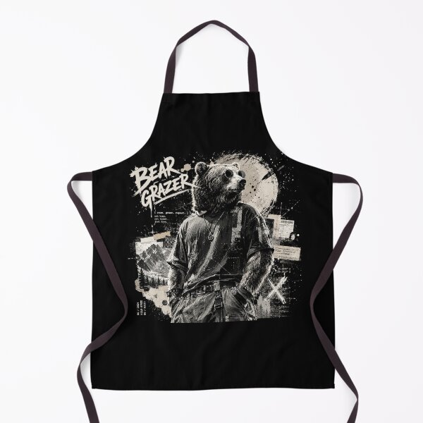 Item preview, Urban Bear Grazer Streetwear Grunge Illustration designed and sold by Abidel.