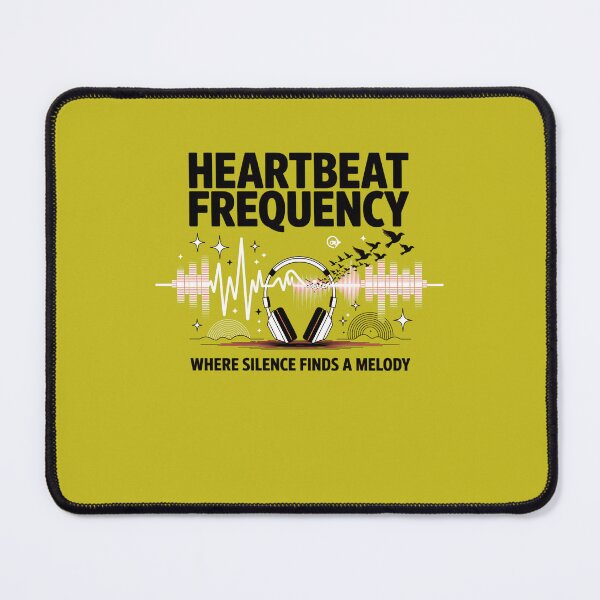 Item preview, Music heartbeat frequency, where silence finds a melody designed and sold by trendie-tees.