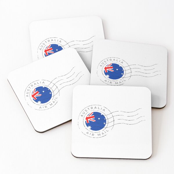 Item preview, Australia Air Mail Stamp designed and sold by Dimensionality.