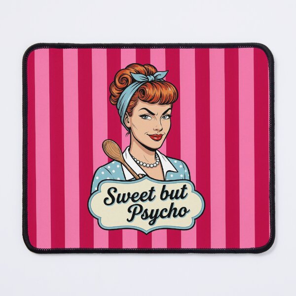 Item preview, Sweet but Psycho- 1950s Housewife designed and sold by Vintage Sass Society.