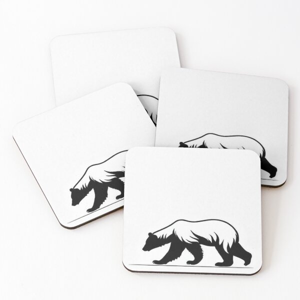 Item preview, Animals - Stylized Bear, Pure Vector Illustration designed and sold by World-Pets.