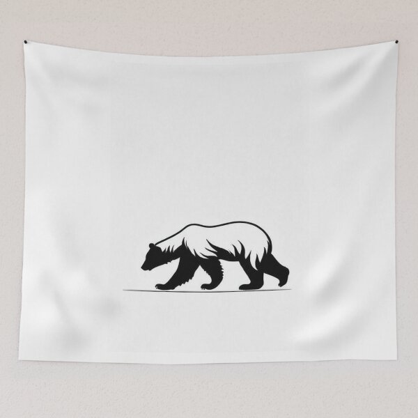 Item preview, Animals - Stylized Bear, Pure Vector Illustration designed and sold by World-Pets.
