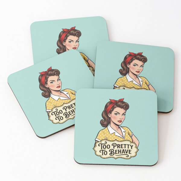 Item preview, Too Pretty To Behave- 1950s Housewife designed and sold by Tantessa.