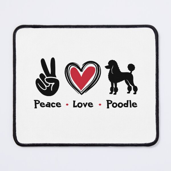Item preview, Peace Love Poodle Dog Lover  designed and sold by teeperfect.