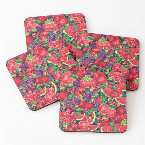 Item preview, Fruits pattern red and purple  designed and sold by Heaven1111.