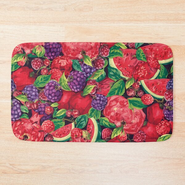 Item preview, Fruits pattern red and purple  designed and sold by Heaven1111.