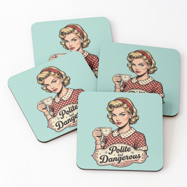 Item preview, Polite but Dangerous- 1950s Housewife designed and sold by Tantessa.