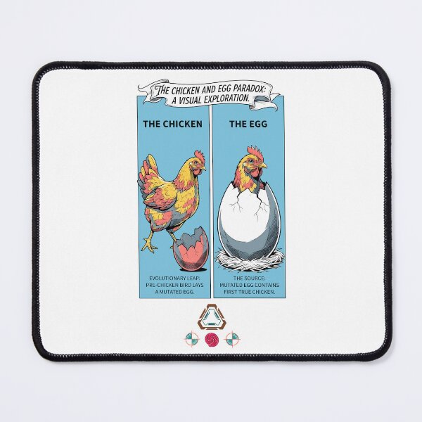 Item preview, The Chicken and Egg Paradox: A Visual Exploration designed and sold by m-yoga-store.
