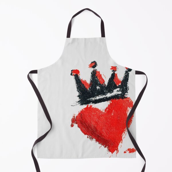 Item preview, Bold Red Heart Black Crown Textured Painting designed and sold by colorful-white.