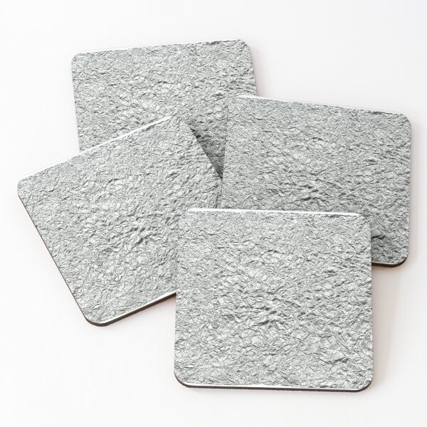 Item preview, Crumpled Aluminum Foil Texture Background Photo designed and sold by OsakaYumeWorks.