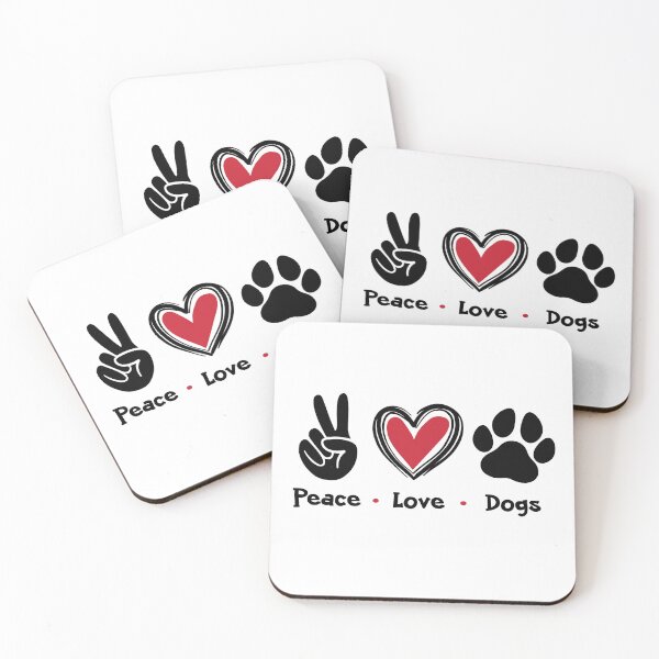 Item preview, Peace Love Dogs Paw designed and sold by teeperfect.