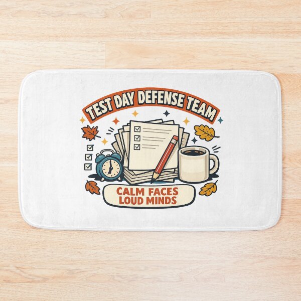Item preview, Test Day Defense Team Funny Teacher Shirt designed and sold by Concrete Coffee Studio.