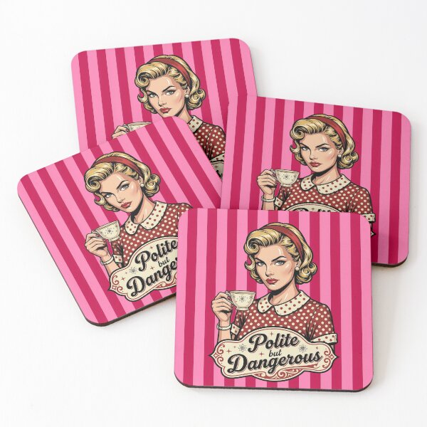Item preview, Polite but Dangerous- 1950s Housewife designed and sold by Tantessa.