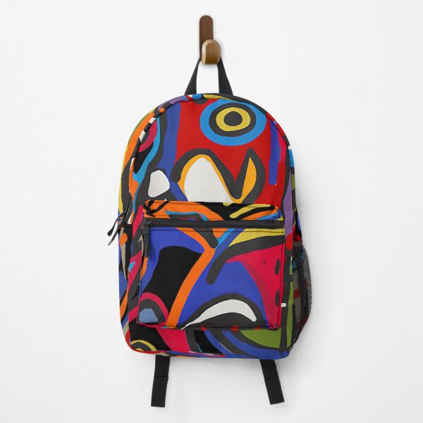 Item preview, African Graffiti Tribal Mask Outsider Art Abstract Graphic designed and sold by SylviaYLaughlin.