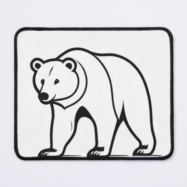 Item preview, Art - Stylized Bear, Modern Graphic Design designed and sold by World-Pets.