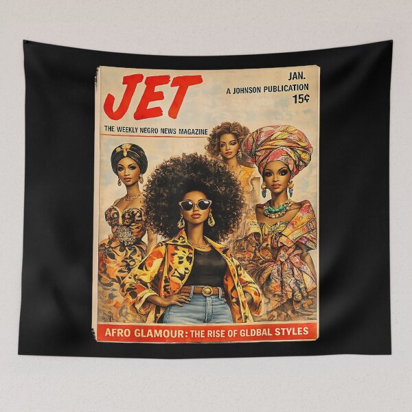 Artikelvorschau, Afro Glamour – Vintage-Cover-Artwork mit schwarzen Frauen entworfen und verkauft von SylviaYLaughlin.