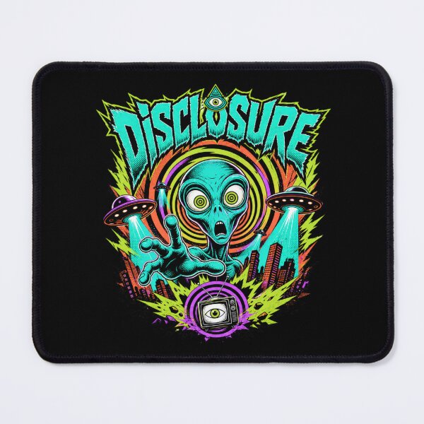 Item preview, Alien Disclosure Sci-Fi Retro Art designed and sold by HoshisWorld2018.