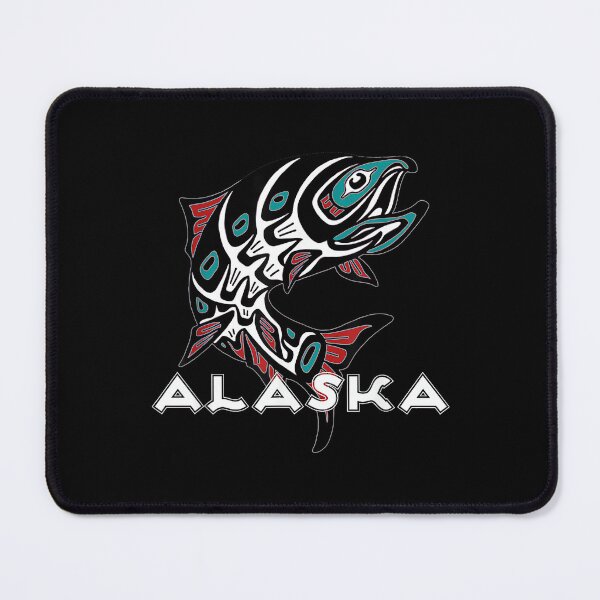 Item preview, Alaska Salmon Fishing Native American Indigenous Tlingit Art designed and sold by SylviaYLaughlin.