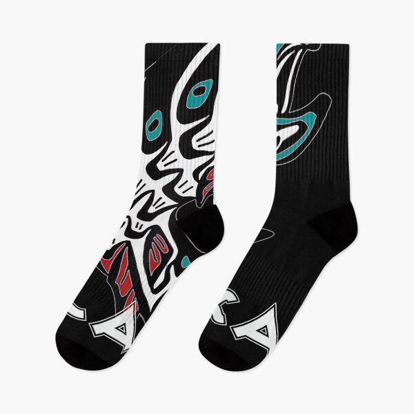 Item preview, Alaska Salmon Fishing Native American Indigenous Tlingit Art designed and sold by SylviaYLaughlin.