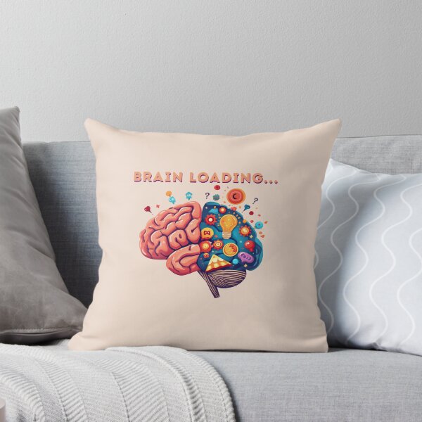 Item preview, Brain Loading... - Cute Pun | TeeHee Puns Funny Design designed and sold by TeeHee Puns.