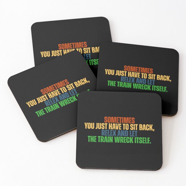 Item preview, Let The Train Wreck Itself designed and sold by Dondonmart.