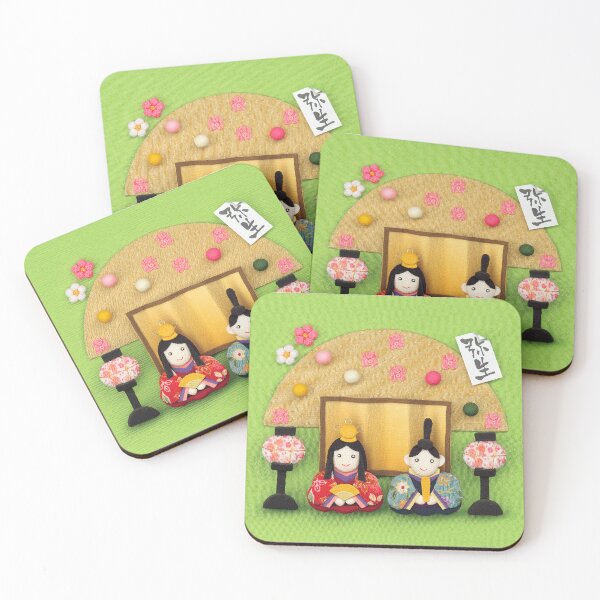 Item preview, Traditional Chirimen Crepe Fabric Hina Dolls for Girls' Festival Photo designed and sold by OsakaYumeWorks.