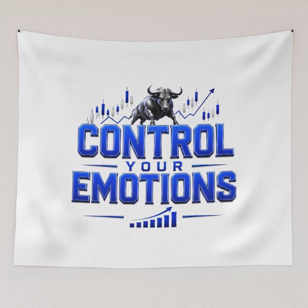 Item preview, Control Your Emotions | Forex Trading Mindset Motivation designed and sold by PipForgeStudio .
