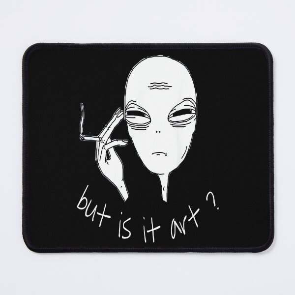 Item preview, Alien But Is It Art T-Shirt Funny Smoking Alien designed and sold by SylviaYLaughlin.