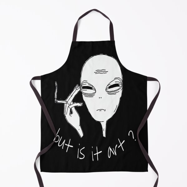 Aperçu de l'œuvre T-shirt Alien drôle, mais est-ce de l'art ? Alien fumeur créée et vendue par SylviaYLaughlin.