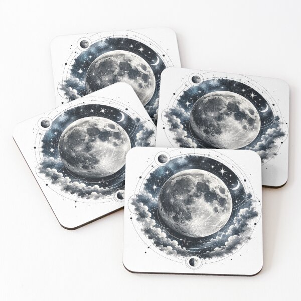 Item preview, Moon – Our Celestial Companion | Space & Astronomy Design designed and sold by cosmorastudio.