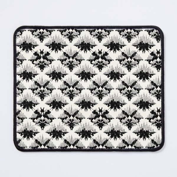 Item preview, Urban Rorschach Inkblot City Skyline Pattern designed and sold by SplashTastic.