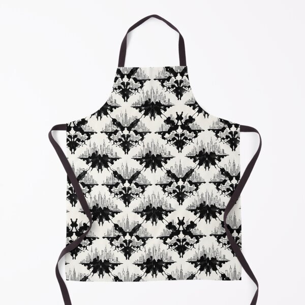 Item preview, Urban Rorschach Inkblot City Skyline Pattern designed and sold by SplashTastic.