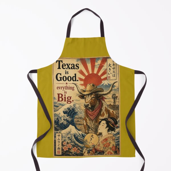 Item preview, Texas is good. Everything is Big. Japanese ukiyoe bijin Edition designed and sold by SamuraiJAP.
