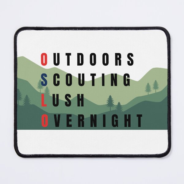 Item preview, Minimalist Oslo Camping Scouting Wilderness Landscape designed and sold by UTkiKK.