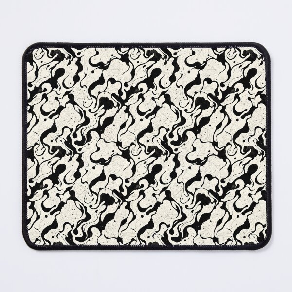 Item preview, Cybernetic Liquid Inkblot Network Seamless Pattern designed and sold by SplashTastic.