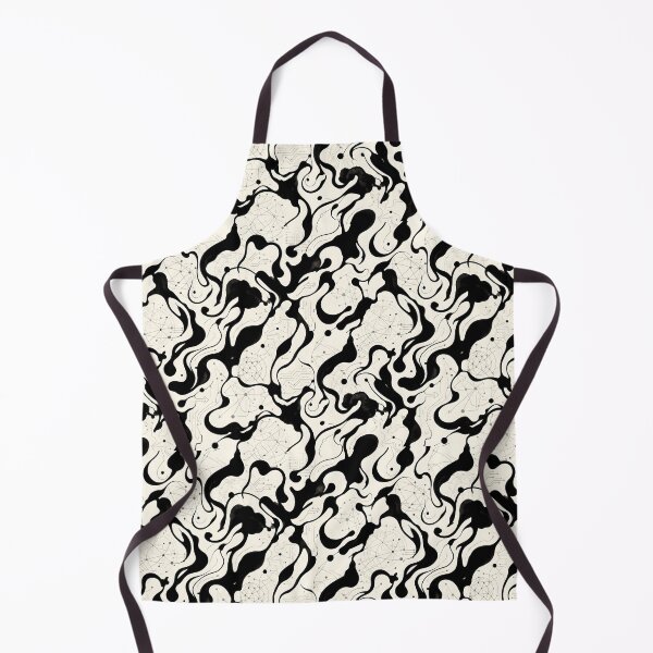 Item preview, Cybernetic Liquid Inkblot Network Seamless Pattern designed and sold by SplashTastic.