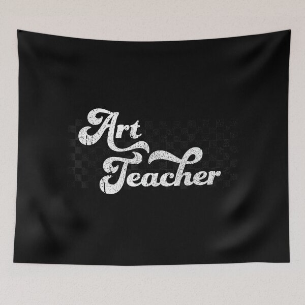 Item preview, Art Teacher Appreciation Male Female Men Women Retro Vintage designed and sold by SylviaYLaughlin.