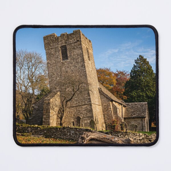 Item preview, The Crooked Church of St Martin's in Cwmyoy, Wales designed and sold by ArtworkNorth.
