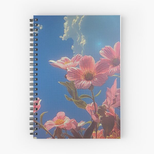 Item preview, Pink Wildflowers and Fluffy Summer Clouds designed and sold by oinetgy.