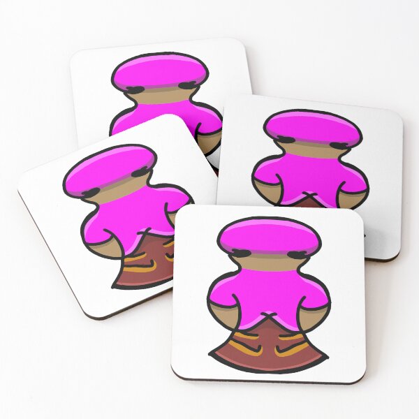 Item preview, Cute Cartoon Captain Character Pink – Kawaii Uniform Sticker Art designed and sold by davidmalec.