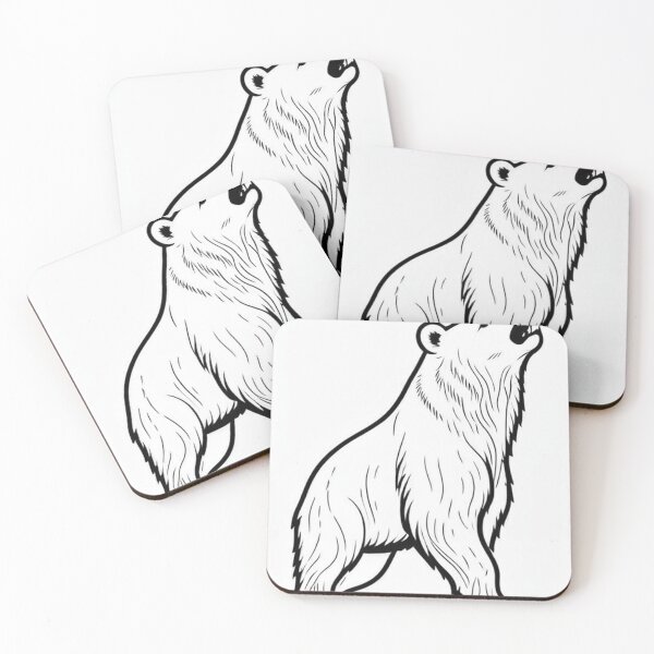 Item preview, Illustration - Polar Bear, Contemporary Animal Art designed and sold by World-Pets.