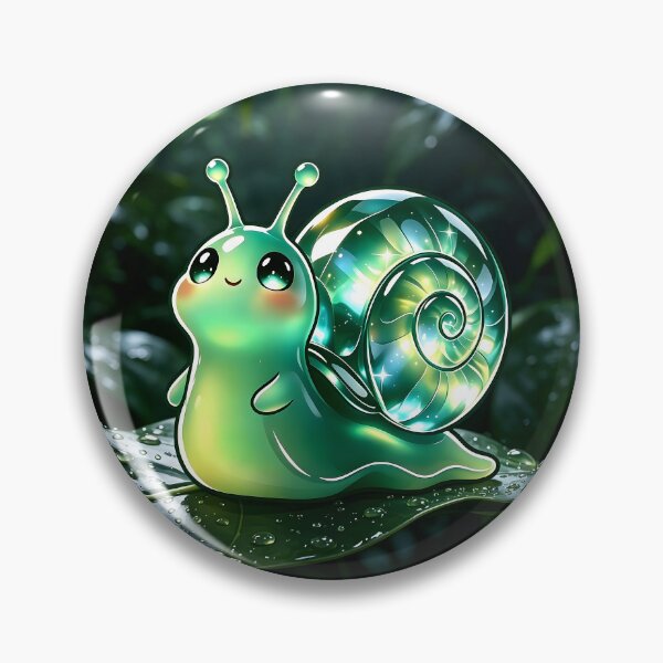 Item preview, Leptopoma nitidum - Emerald Green Glass Snail designed and sold by ABYSSLAB.