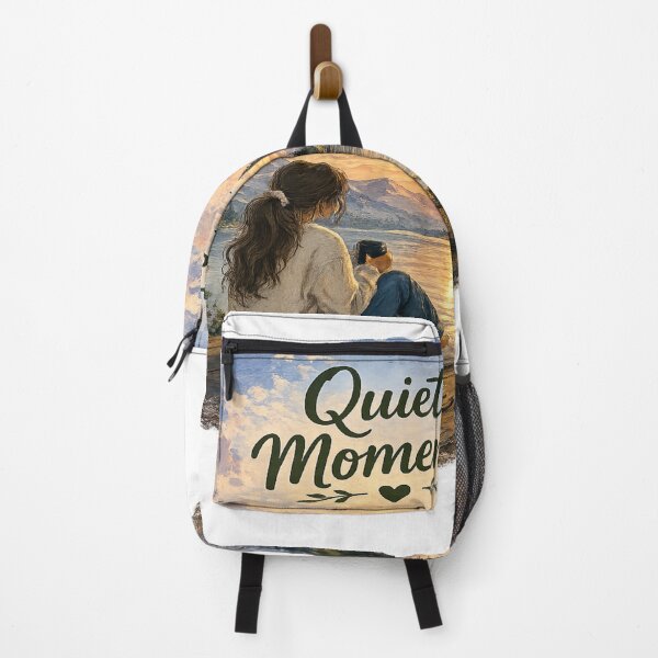 Item preview, Quiet Moments | Gouache Nature Aesthetic Sticker designed and sold by Genzfirevibes.