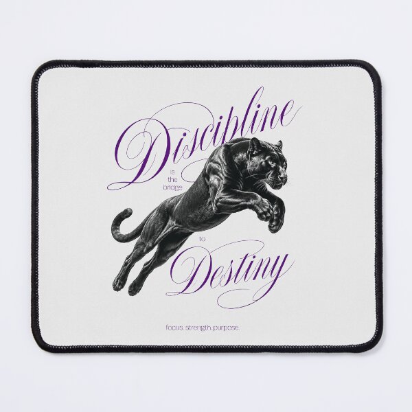 Item preview, Black Panther Discipline Artwork designed and sold by Jurassic Stitch.